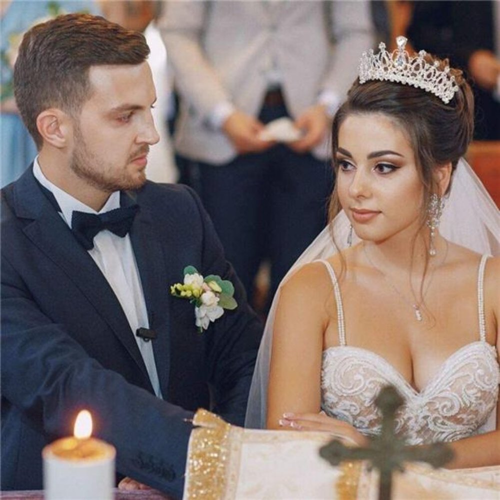 Silver Rhinestone Tiara Princess Headband